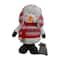 Plush Snowman with a Bag of Present and Telescopic Legs Christmas Figure - 33"